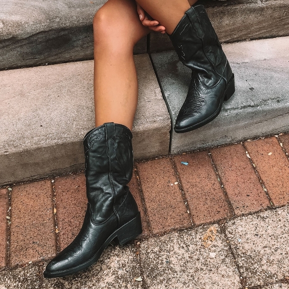 Princess Polly Shoes - Princess Polly ROC Indio Western Cowboy Boots 8